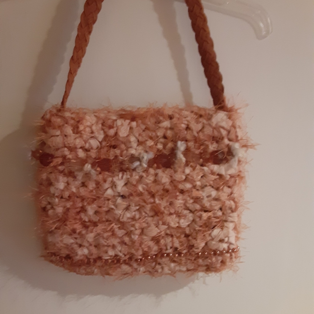 Home made SHOULDER BAG  PINK COLOR